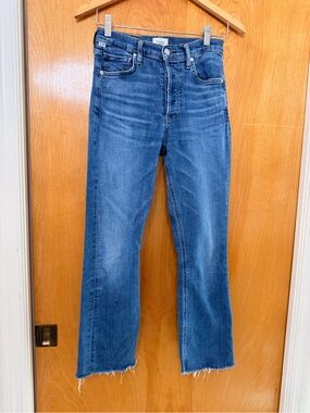 Citizens of Humanity Franklin Fringe Jeans Size 26 Raw Hem